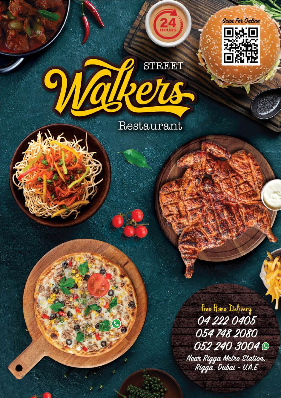 Street Walkers Restaurant we you to enjoy our delicious food